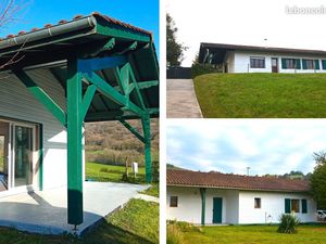 Maison 4 pièces et 3 chambres Ossature en bois sur terrain de 1300m2