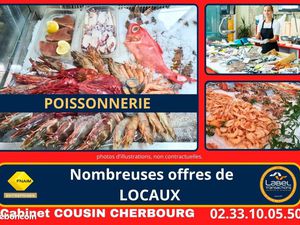 Fonds de commerce poissonnerie 30 m²