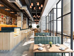 Restaurant quartier d'affaires