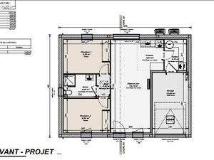 Maison 2 pièces 50 m²