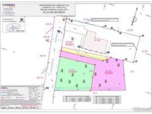 Parcelle viabilisée  Canet 34800