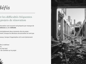 Organisation et pilotage de projets de rénovation
