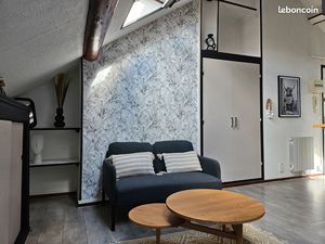 Grand studio meublé - Quartier Trois Piliers  Reims - Entièrement rénové