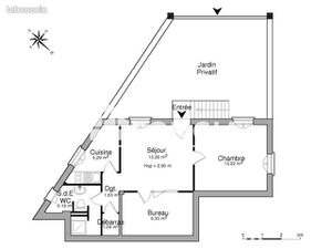 Appartement 3 pièces 48 m²