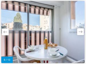 Particulier vend en VIAGER LIBRE d’occupation Studio Centre Port  proximité Gde roue