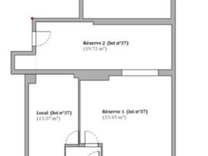Local commercial axe principal Le Raincy