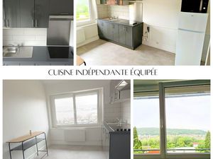 Charmant F2 meublé – Vue sur la vallée de la Moselle – Centre ville