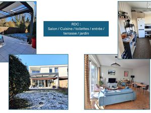 Maison familiale à Bougival (78) – 98 m²  jardin clos  sous-sol aménagé