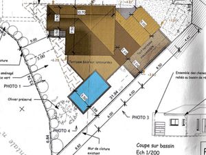 Terrain viabilisé avec permis de construire accordé