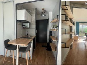 Studio meublé avec terrasse – Résidence de standing avec piscine – Mérignac Arlac