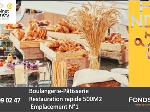 Fonds de commerce boulangerie 522 m²