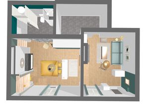 T2 - 44m² - Entièrement rénové - Plein cœur écusson  au calme