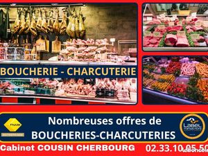Fonds de commerce boucherie  charcuterie Cherbourg En Cotentin