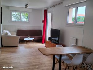 Beau T3 meublé type maison avec jardin