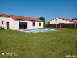 Maison 3ch avec piscine et garage