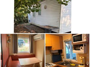 Mobil-home équipé et climatisé 2 chambres avec espace jardin