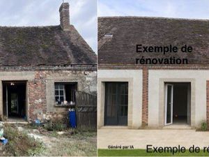 Maison à rénover avec verger