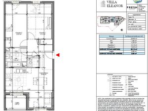 Appartement 3 pièces meublé avec un loggia  tout neuf