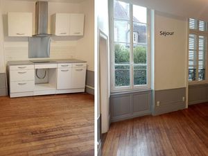 F2 (cuis + grde chamb sép + grd séjour) 64m2 Sézanne centre