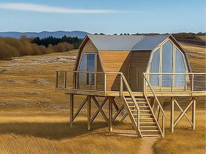 Cabane insolite  bureau de jardin  lodge