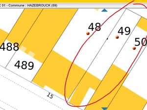 Terrain – Proche centre-ville Hazebrouck