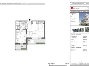 Appartement 1 pièce 38 m²