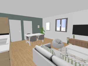 Appartement 1 pièce 28 m²