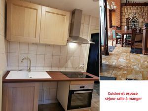Loft-appartement 83 m2 grand séjour avec bar granit - 1 chambre