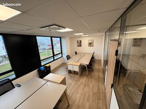 Espace de travail à louer – 6 bureaux – Aubière