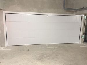 Double garage sous terrain fermé