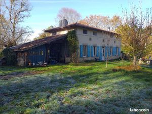 Maison ancienne en pierre avec grand terrain
