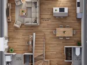 Maison 4 pièces 90 m²