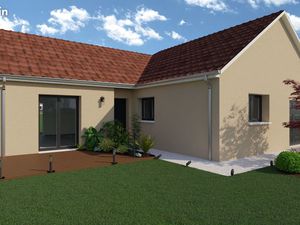 Petit-Caux Plain-pied 3 chambres avec garage