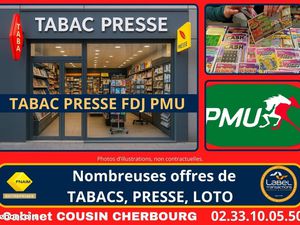 Fonds de commerce tabac 45 m²