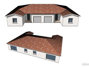 Maison 3 chambres 85m2 a mazeres