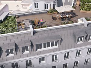 T3 d'exception à Levallois avec terrasse sur toit