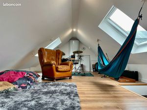 Hellemmes – Maison meublée avec cour & sauna – Bail mobilité 3 mois - Pont de Bois - 10' m