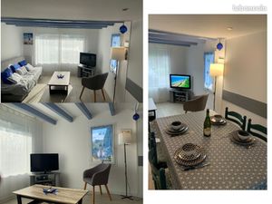 Maison Plage et Commodité à Pieds  Wifi  Jardin clos  Parking  2 chambre- 750e/Mois