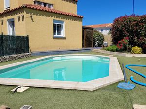 Maison type f5 3 faces avec piscine