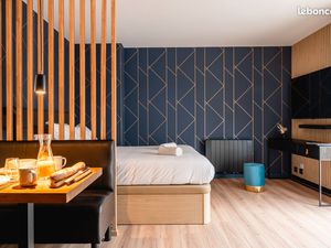 Studio cosy avec balcon - Rue des marquisats Annecy - Bail mobilité