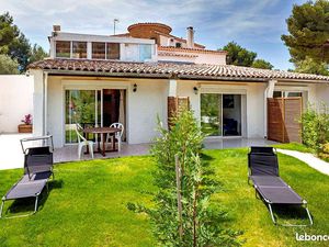 Deux pièces-jardin-terrasse