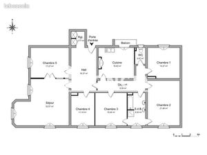 Appartement 6 pièces 168 m²