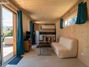 Maisonnette chaleureuse en bois  T3 de 45m²