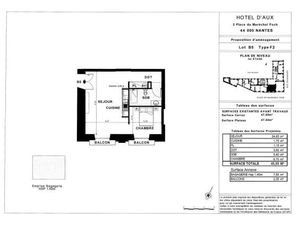 Appartement 2 pièces 44 m²