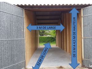 Grand local de stockage proche 4 voies accès 24/24