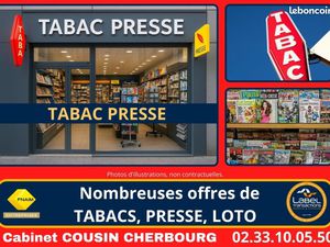 Fonds de commerce tabac  presse 60 m²
