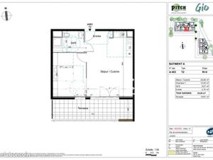 Appartement 2 pièces 43 m²