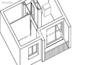 Studio 1 pièce 27 m²