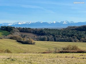 Terrain magnifique vue Pyrénées