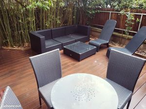 Appartement meublé Paris 13 terrasse jardin